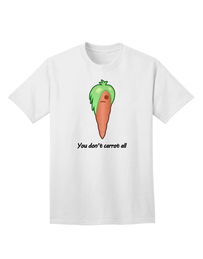 Carrot - Indifference Adult T-Shirt-Mens T-shirts-TooLoud-White-Small-Davson Sales