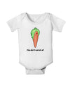 Carrot - You Don't Carrot All Baby Romper Bodysuit-Baby Romper-TooLoud-White-06-Months-Davson Sales