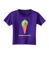 Carrot - You Don't Carrot All Toddler T-Shirt Dark-Toddler T-Shirt-TooLoud-Purple-2T-Davson Sales