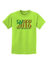 Carson Flag Slogan Childrens T-Shirt-Childrens T-Shirt-TooLoud-Lime-Green-X-Large-Davson Sales