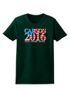 Carson Flag Slogan Womens Dark T-Shirt-TooLoud-Forest-Green-XX-Large-Davson Sales