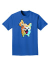 Cartoon Pomeranian Adult Dark T-Shirt-Mens T-Shirt-TooLoud-Royal-Blue-Small-Davson Sales