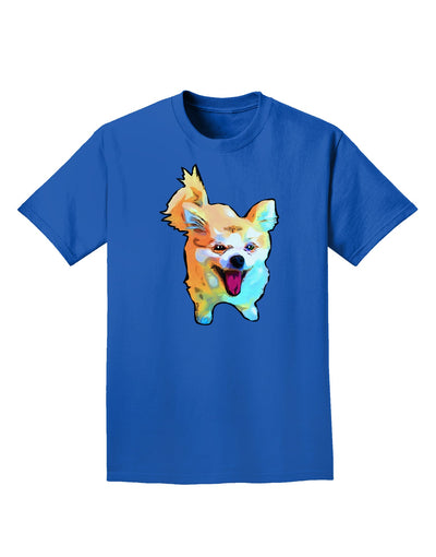 Cartoon Pomeranian Adult Dark T-Shirt-Mens T-Shirt-TooLoud-Royal-Blue-Small-Davson Sales