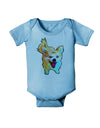 Cartoon Pomeranian Baby Romper Bodysuit-Baby Romper-TooLoud-LightBlue-06-Months-Davson Sales