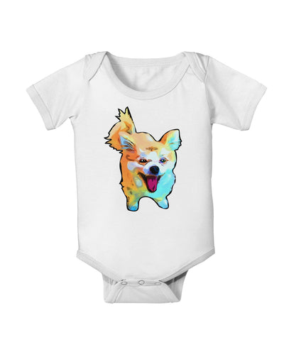 Cartoon Pomeranian Baby Romper Bodysuit-Baby Romper-TooLoud-White-06-Months-Davson Sales