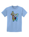 Cartoon Pomeranian Childrens T-Shirt-Childrens T-Shirt-TooLoud-Light-Blue-X-Small-Davson Sales