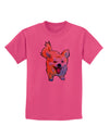 Cartoon Pomeranian Childrens T-Shirt-Childrens T-Shirt-TooLoud-Sangria-X-Small-Davson Sales