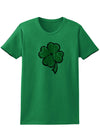 Cartoon Shamrock Clover Adult Womens St. Patrick's Day T-Shirt-TooLoud-Kelly Green-Small-Davson Sales