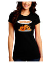 Carve your pumpkin Juniors Crew Dark T-Shirt-T-Shirts Juniors Tops-TooLoud-Black-Juniors Fitted XX-Large-Davson Sales