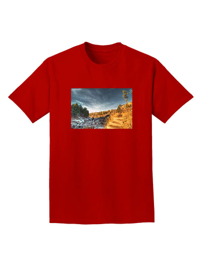 Castlewood Canyon Adult Dark T-Shirt-Mens T-Shirt-TooLoud-Red-Small-Davson Sales