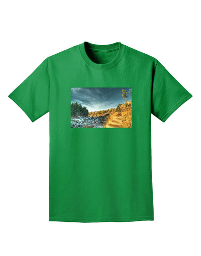 Castlewood Canyon Adult Dark T-Shirt-Mens T-Shirt-TooLoud-Kelly-Green-Small-Davson Sales