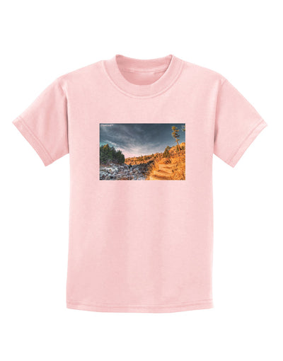 Castlewood Canyon Childrens T-Shirt-Childrens T-Shirt-TooLoud-PalePink-X-Small-Davson Sales