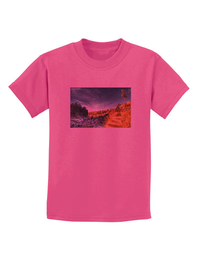 Castlewood Canyon Childrens T-Shirt-Childrens T-Shirt-TooLoud-Sangria-X-Small-Davson Sales