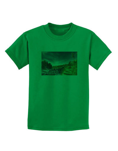 Castlewood Canyon Childrens T-Shirt-Childrens T-Shirt-TooLoud-Kelly-Green-X-Small-Davson Sales