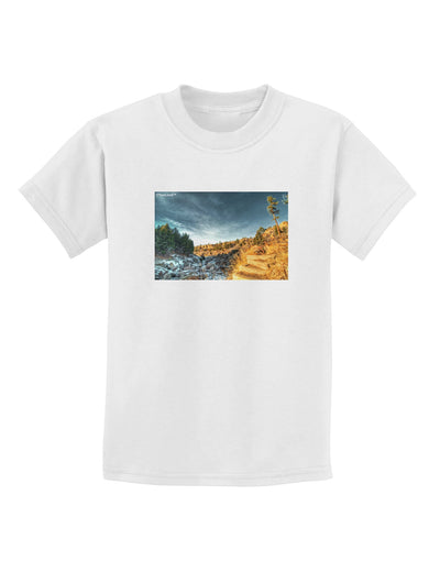 Castlewood Canyon Childrens T-Shirt-Childrens T-Shirt-TooLoud-White-X-Small-Davson Sales