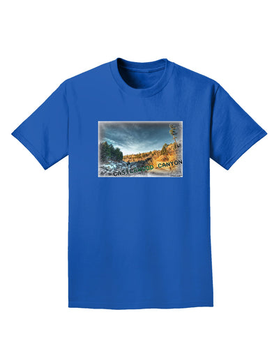 Castlewood Canyon Old Photo Adult Dark T-Shirt-Mens T-Shirt-TooLoud-Royal-Blue-Small-Davson Sales