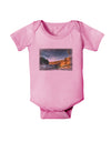 Castlewood Canyon Old Photo Baby Romper Bodysuit-Baby Romper-TooLoud-Pink-06-Months-Davson Sales