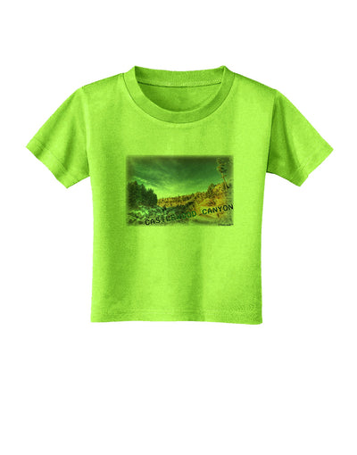 Castlewood Canyon Old Photo Toddler T-Shirt-Toddler T-Shirt-TooLoud-Lime-Green-2T-Davson Sales