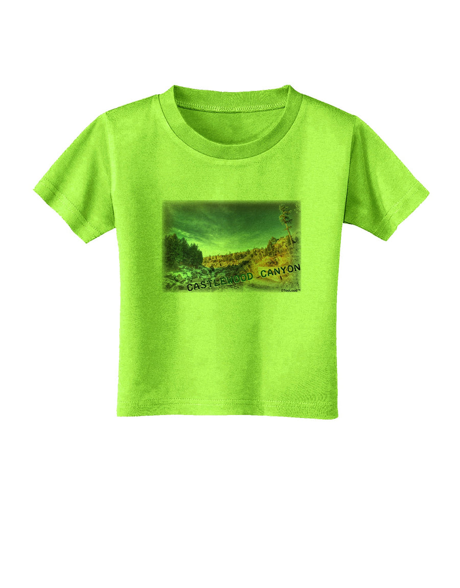 Castlewood Canyon Old Photo Toddler T-Shirt-Toddler T-Shirt-TooLoud-White-2T-Davson Sales