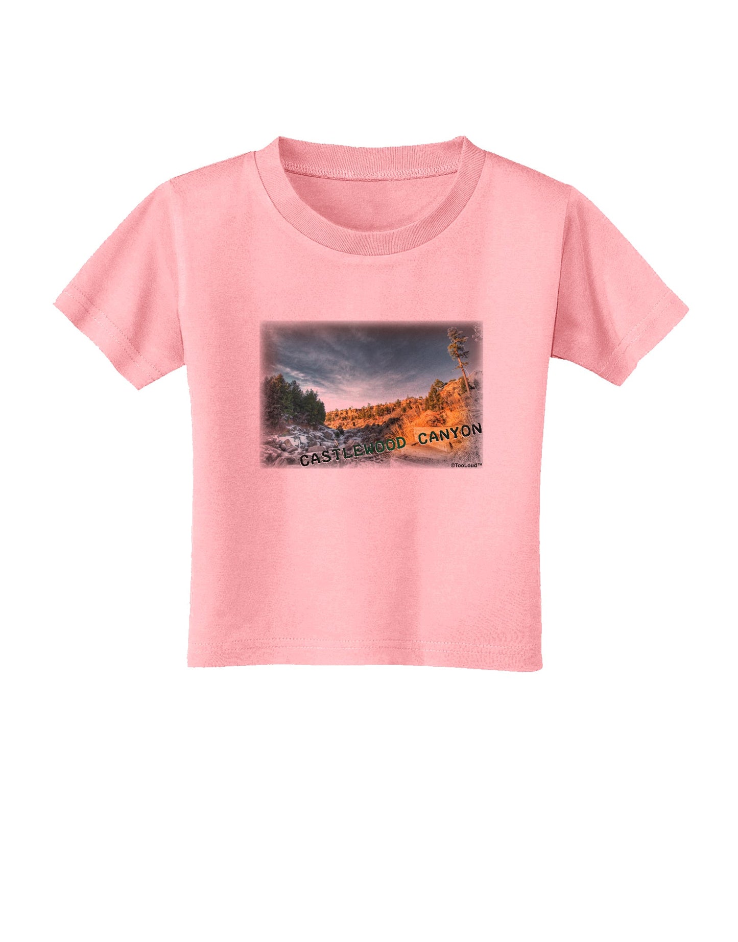 Castlewood Canyon Old Photo Toddler T-Shirt-Toddler T-Shirt-TooLoud-Candy-Pink-2T-Davson Sales