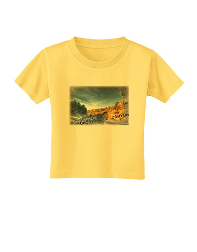 Castlewood Canyon Old Photo Toddler T-Shirt-Toddler T-Shirt-TooLoud-Yellow-2T-Davson Sales