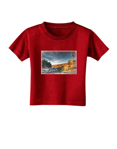 Castlewood Canyon Old Photo Toddler T-Shirt Dark-Toddler T-Shirt-TooLoud-Red-2T-Davson Sales