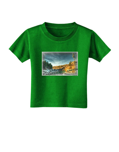 Castlewood Canyon Old Photo Toddler T-Shirt Dark-Toddler T-Shirt-TooLoud-Clover-Green-2T-Davson Sales