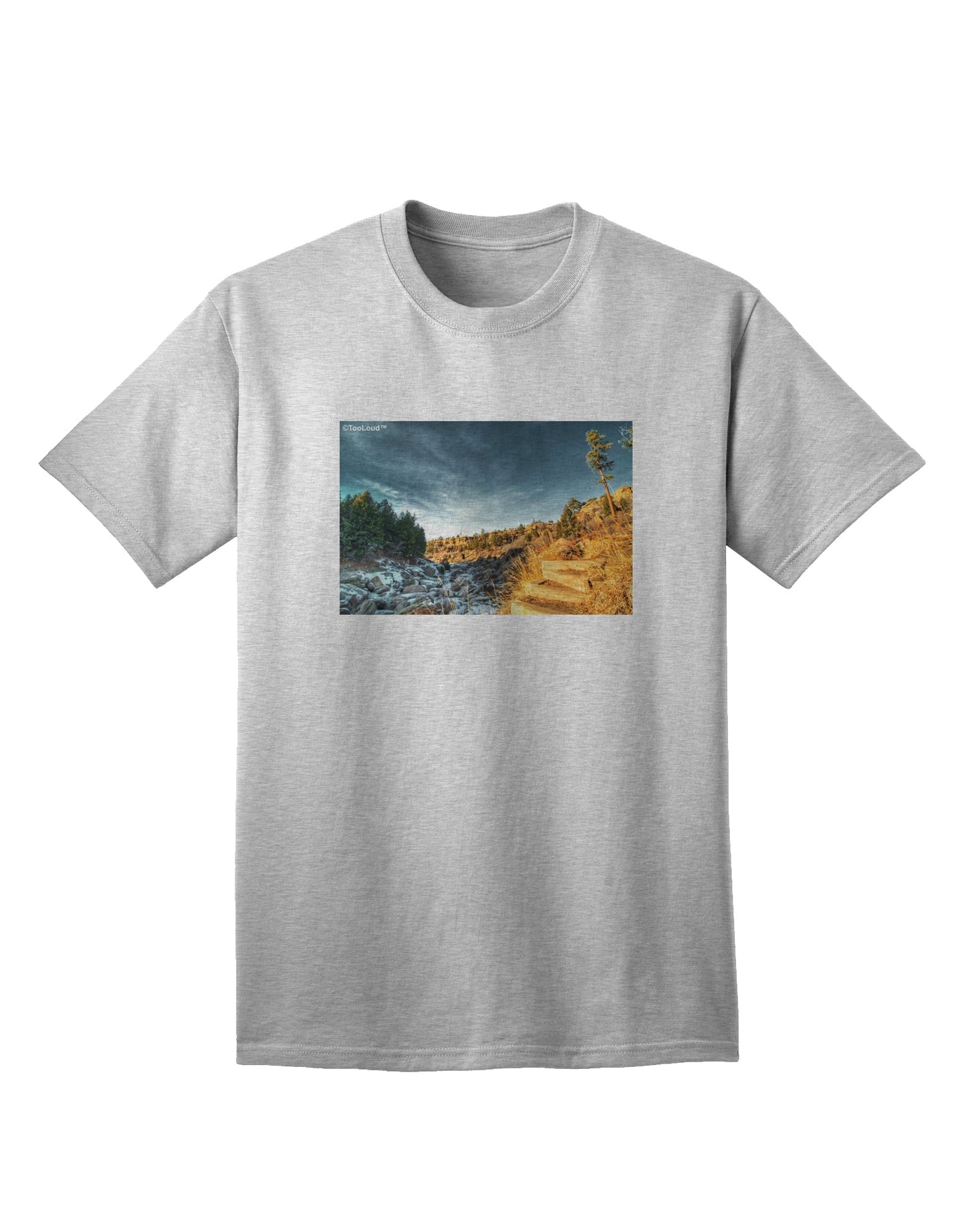 Castlewood Canyon Premium Adult T-Shirt Collection-Mens T-shirts-TooLoud-AshGray-Small-Davson Sales