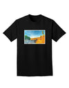 Castlewood Canyon Watercolor Adult Dark T-Shirt-Mens T-Shirt-TooLoud-Black-Small-Davson Sales