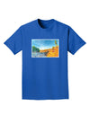 Castlewood Canyon Watercolor Adult Dark T-Shirt-Mens T-Shirt-TooLoud-Royal-Blue-Small-Davson Sales