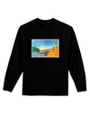 Castlewood Canyon Watercolor Adult Long Sleeve Dark T-Shirt-TooLoud-Black-Small-Davson Sales