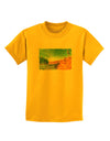 Castlewood Canyon Watercolor Childrens T-Shirt-Childrens T-Shirt-TooLoud-Gold-X-Small-Davson Sales