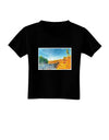 Castlewood Canyon Watercolor Toddler T-Shirt Dark-Toddler T-Shirt-TooLoud-Black-2T-Davson Sales