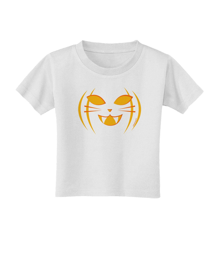 Cat-O-Lantern Toddler T-Shirt-Toddler T-Shirt-TooLoud-White-4T-Davson Sales