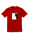 Cat Peeking Adult Dark T-Shirt by TooLoud-Mens T-Shirt-TooLoud-Red-Small-Davson Sales
