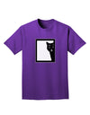 Cat Peeking Adult Dark T-Shirt by TooLoud-Mens T-Shirt-TooLoud-Purple-Small-Davson Sales