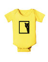 Cat Peeking Baby Romper Bodysuit by TooLoud-Baby Romper-TooLoud-Yellow-06-Months-Davson Sales