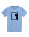 Cat Peeking Childrens T-Shirt by TooLoud-Childrens T-Shirt-TooLoud-Light-Blue-X-Small-Davson Sales