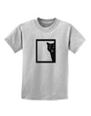 Cat Peeking Childrens T-Shirt by TooLoud-Childrens T-Shirt-TooLoud-AshGray-X-Small-Davson Sales
