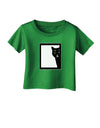 Cat Peeking Infant T-Shirt Dark by TooLoud-Infant T-Shirt-TooLoud-Clover-Green-06-Months-Davson Sales