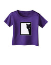 Cat Peeking Infant T-Shirt Dark by TooLoud-Infant T-Shirt-TooLoud-Purple-06-Months-Davson Sales