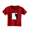 Cat Peeking Toddler T-Shirt Dark by TooLoud-Toddler T-Shirt-TooLoud-Red-2T-Davson Sales