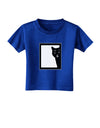 Cat Peeking Toddler T-Shirt Dark by TooLoud-Toddler T-Shirt-TooLoud-Royal-Blue-2T-Davson Sales