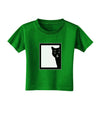 Cat Peeking Toddler T-Shirt Dark by TooLoud-Toddler T-Shirt-TooLoud-Clover-Green-2T-Davson Sales