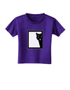 Cat Peeking Toddler T-Shirt Dark by TooLoud-Toddler T-Shirt-TooLoud-Purple-2T-Davson Sales