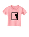 Cat Peeking Toddler T-Shirt by TooLoud-Toddler T-Shirt-TooLoud-Candy-Pink-2T-Davson Sales