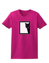 Cat Peeking Womens Dark T-Shirt by TooLoud-Womens T-Shirt-TooLoud-Hot-Pink-Small-Davson Sales