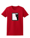 Cat Peeking Womens Dark T-Shirt by TooLoud-Womens T-Shirt-TooLoud-Red-X-Small-Davson Sales