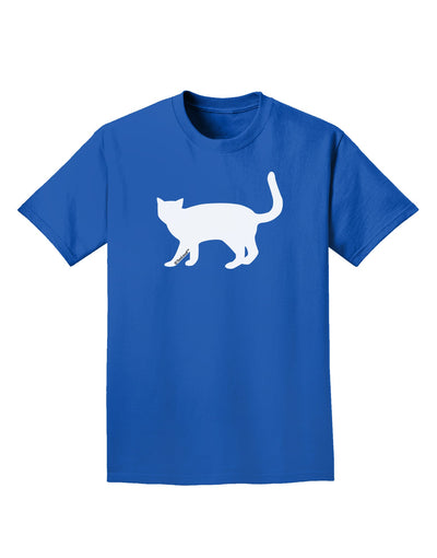 Cat Silhouette Design Adult Dark T-Shirt by TooLoud-Mens T-Shirt-TooLoud-Royal-Blue-Small-Davson Sales