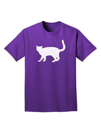 Cat Silhouette Design Adult Dark T-Shirt by TooLoud-Mens T-Shirt-TooLoud-Purple-Small-Davson Sales